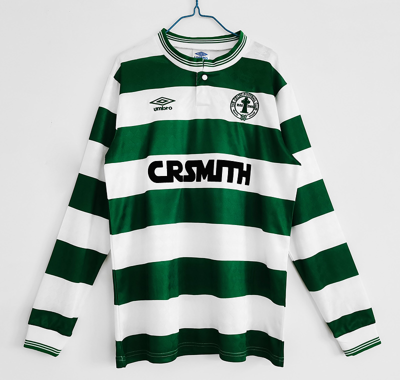 AAA Quality Celtic 87/88 Home Long Soccer Jersey